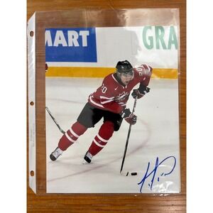 Louis Leblanc Signed 8x10 Photo Team Canada WJHC & Certificate Of‎ Authenticity